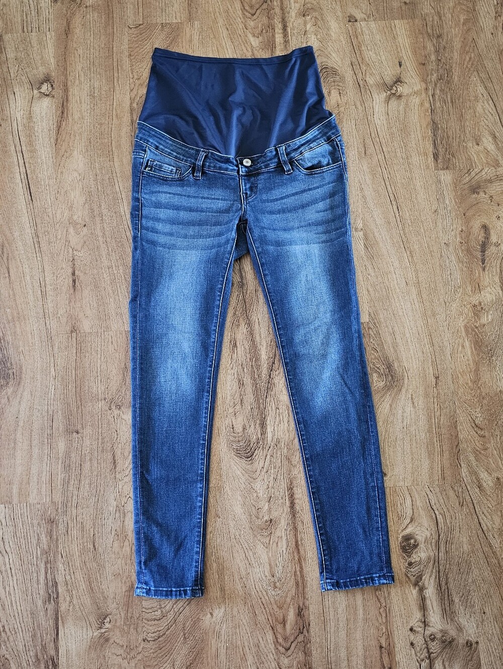 KanCan Dark Blue Maternity Skinny Jeans